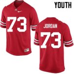 NCAA Ohio State Buckeyes Youth #73 Michael Jordan Red Nike Football College Jersey BXK8745ZU